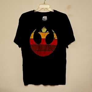 Star Wars 2XLT Black and Red Short Sleeve Tee